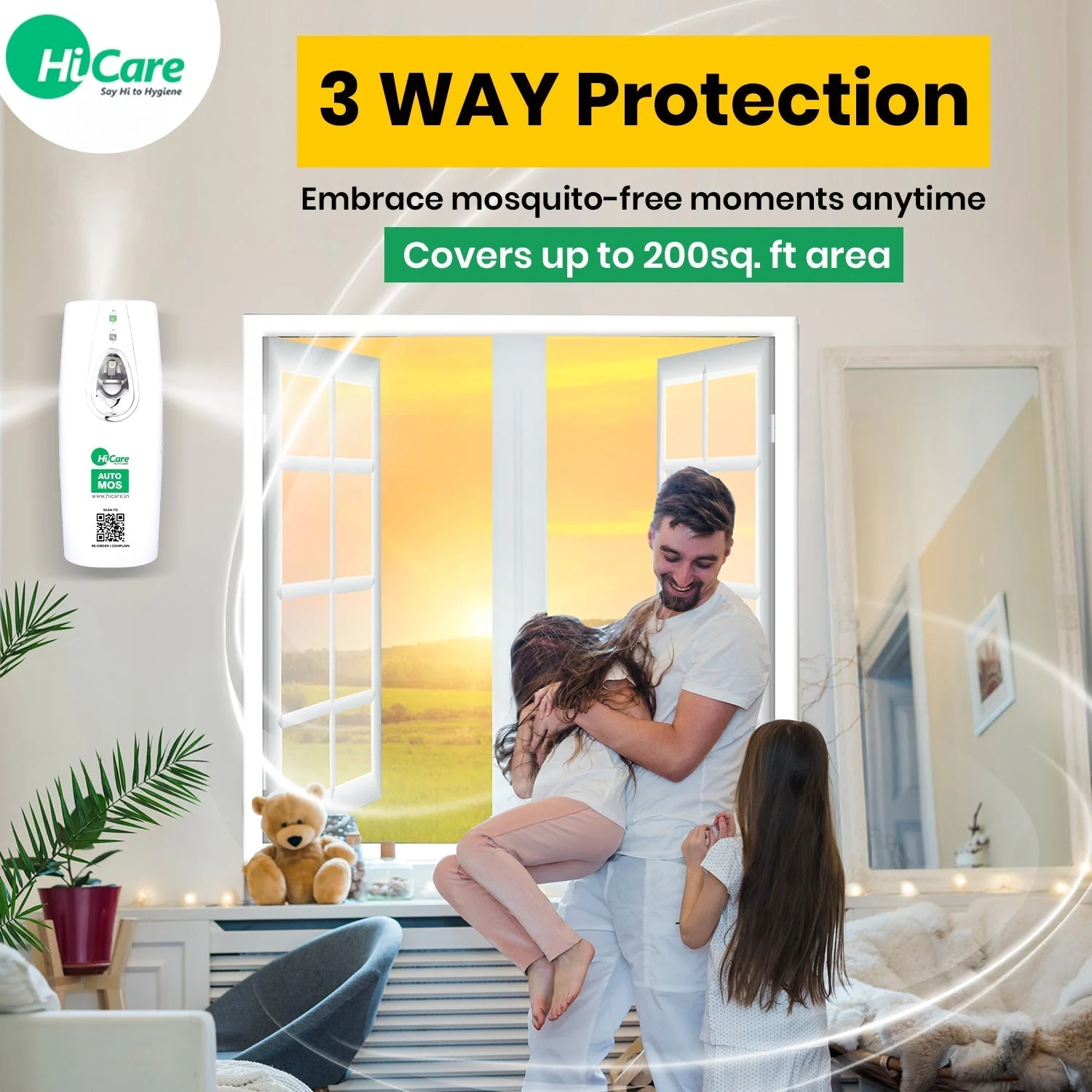 AutoMos Mosquito Repellent Machine + 1 Refill - Starter Pack | 90 Days - Image 4