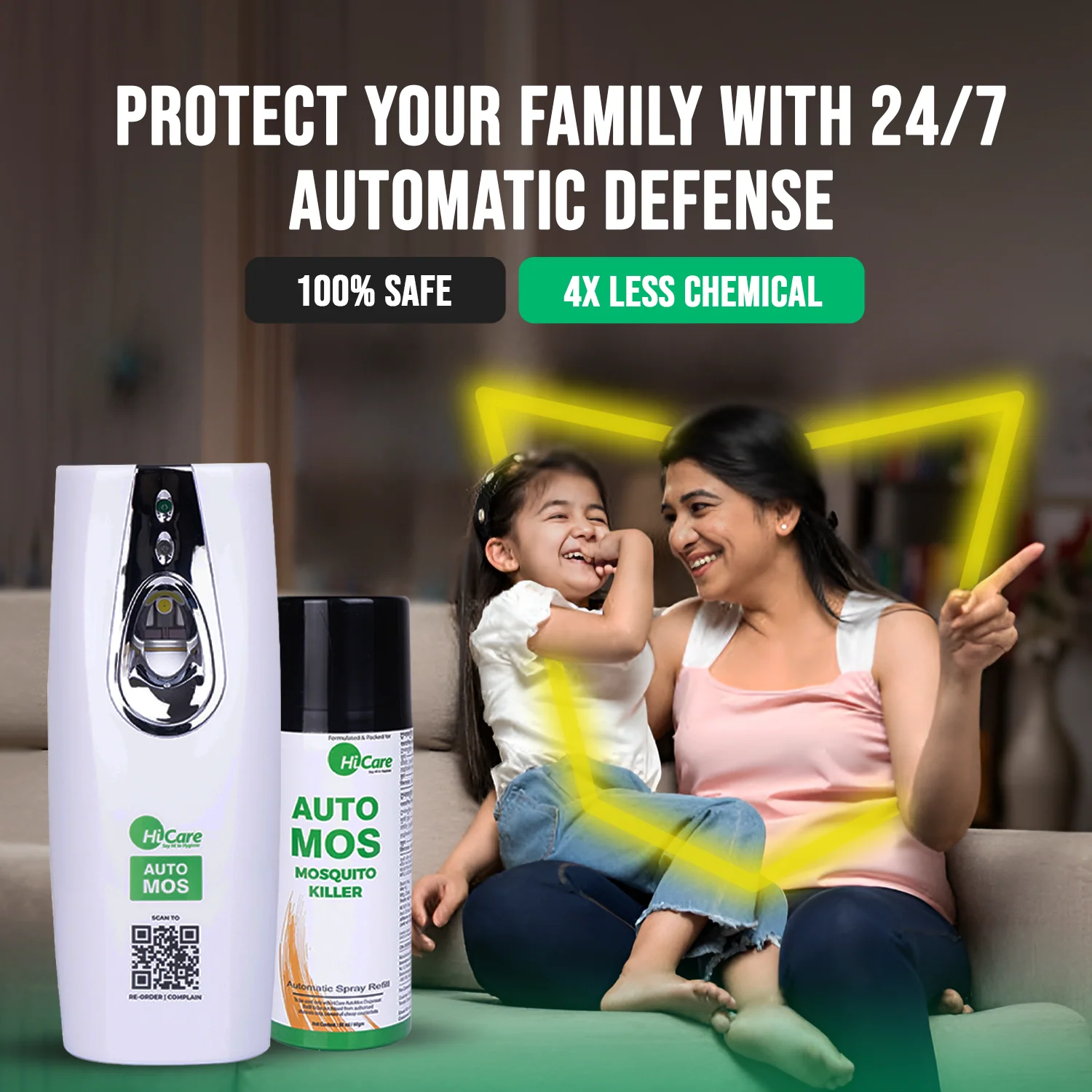 AutoMos Mosquito Repellent Machine Semi Annual Saver Pack - 1 Machine + 2 Refills | 180 Days - Image 6
