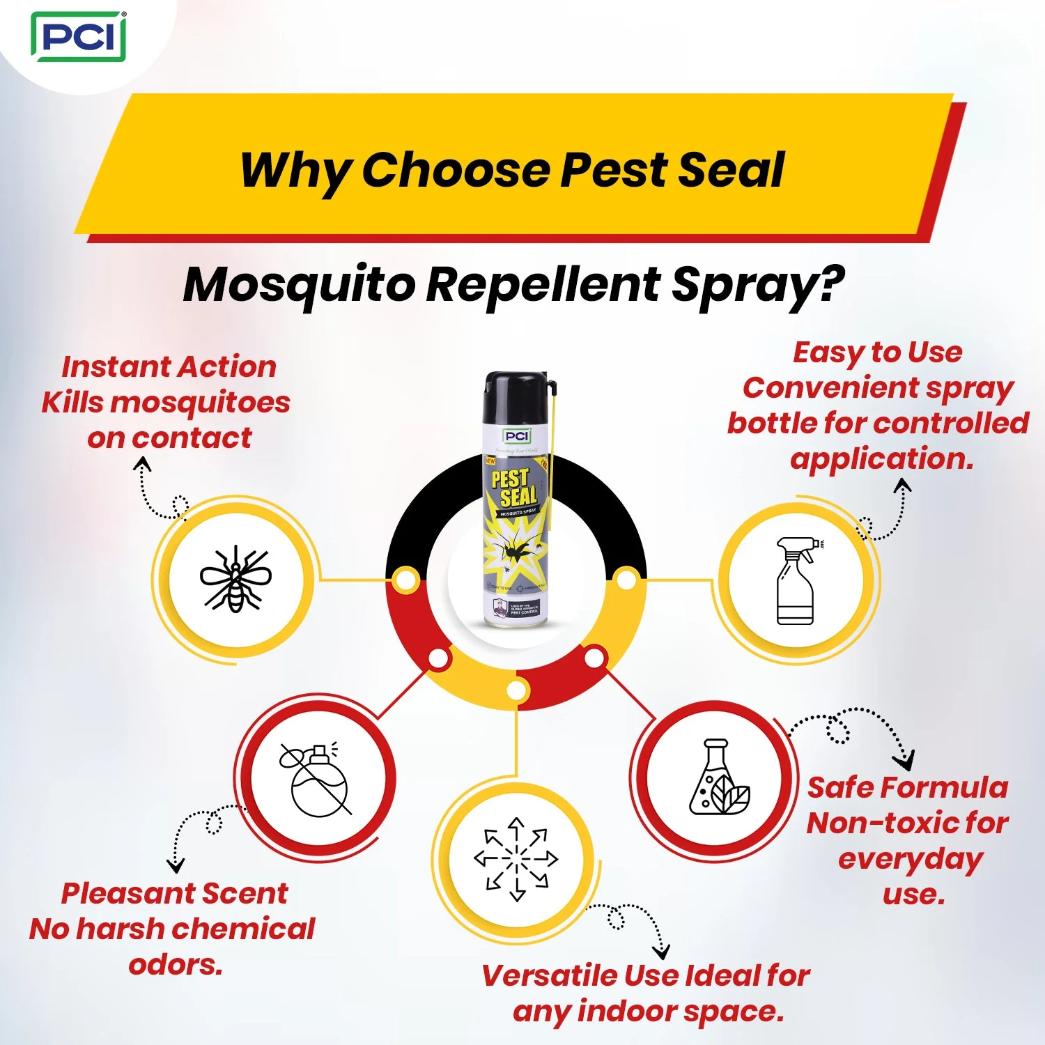 Pest Seal Mosquito Spray - 425ml - Pack of 1 - Image 9