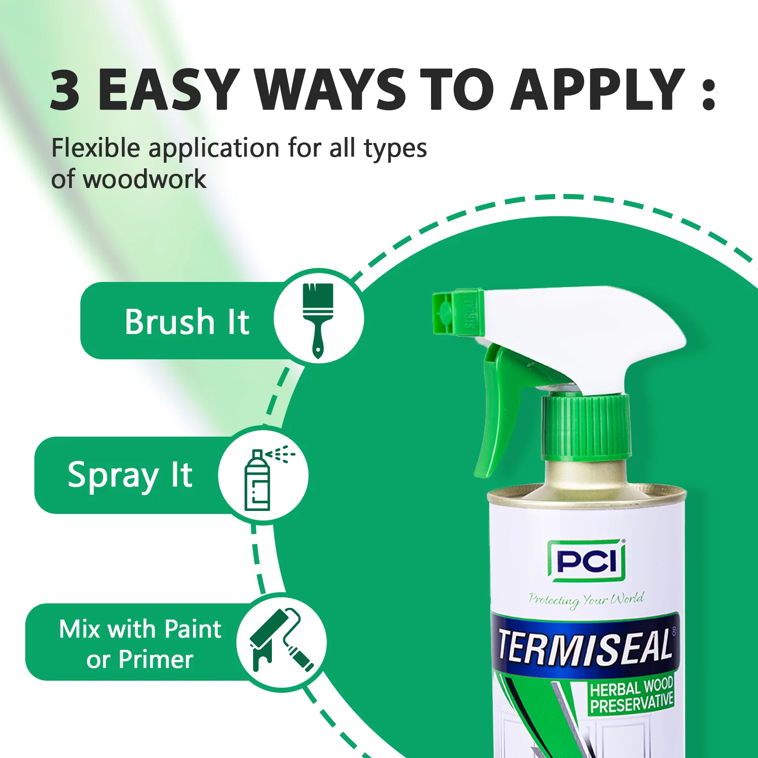 Termiseal Herbal Wood Preservative Spray - 500ml - Image 4